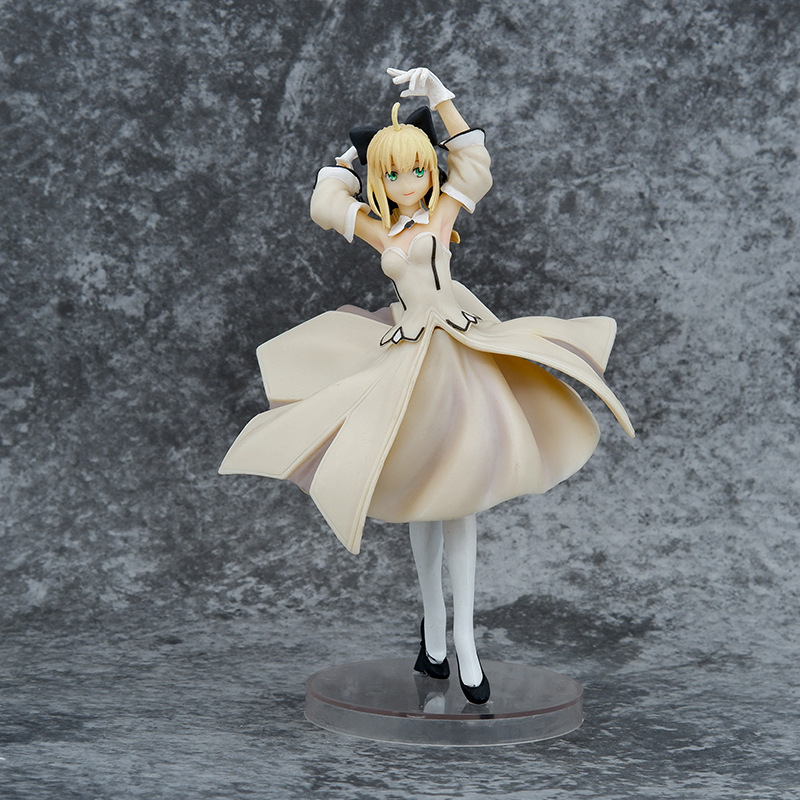 fate/stay night吾王saber阿尔托莉雅动漫手办摆件生日礼物模型