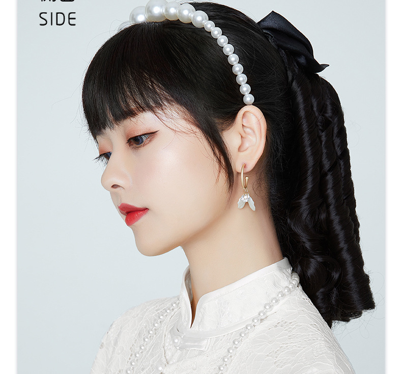 罗马卷假发公主卷马尾宫廷蝴蝶民国油条卷影视旗袍民国卷发