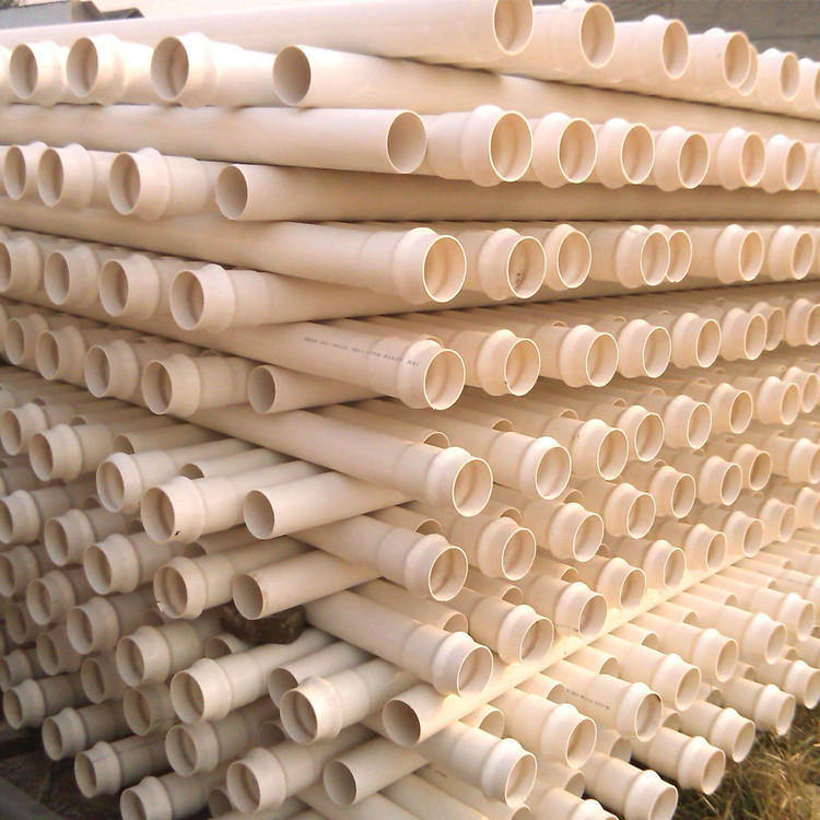 农田灌溉pvc实壁管大口径塑料pvc上水供水管道 upvc给水管
