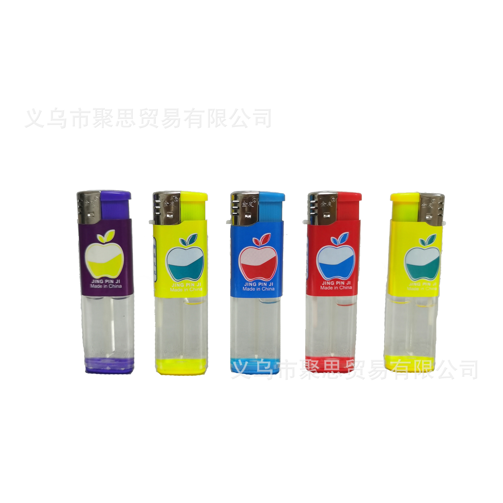 [Spot] Open Flame 909 Lighter Plastic Four-Color Disposable Lighter Inflatable Supermarket Foreign Trade Lighter