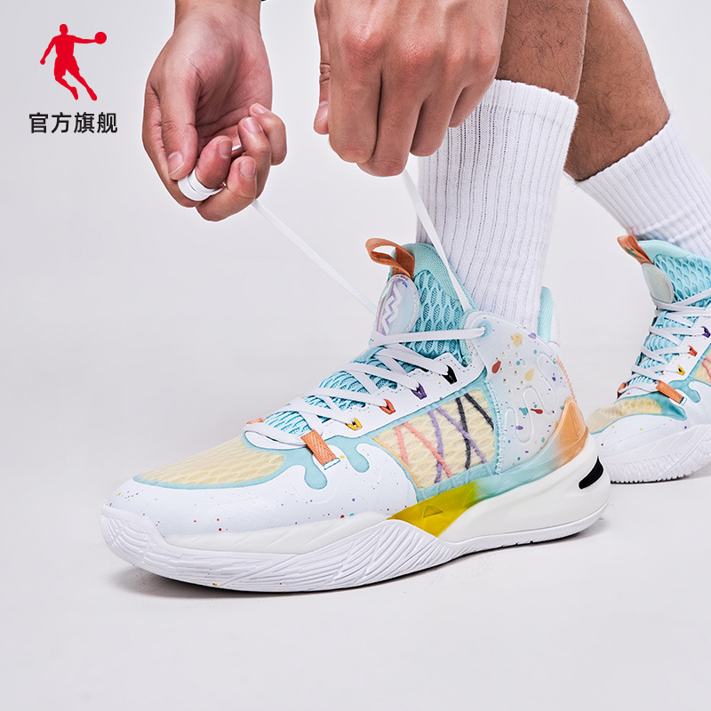 乔丹风刃2代实战碳板篮球鞋防滑耐磨男鞋巭light减震回弹运动鞋子