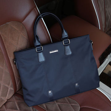 精品男包牛津布横款商务公文包潮男单肩斜挎休闲电脑包大容量拎包