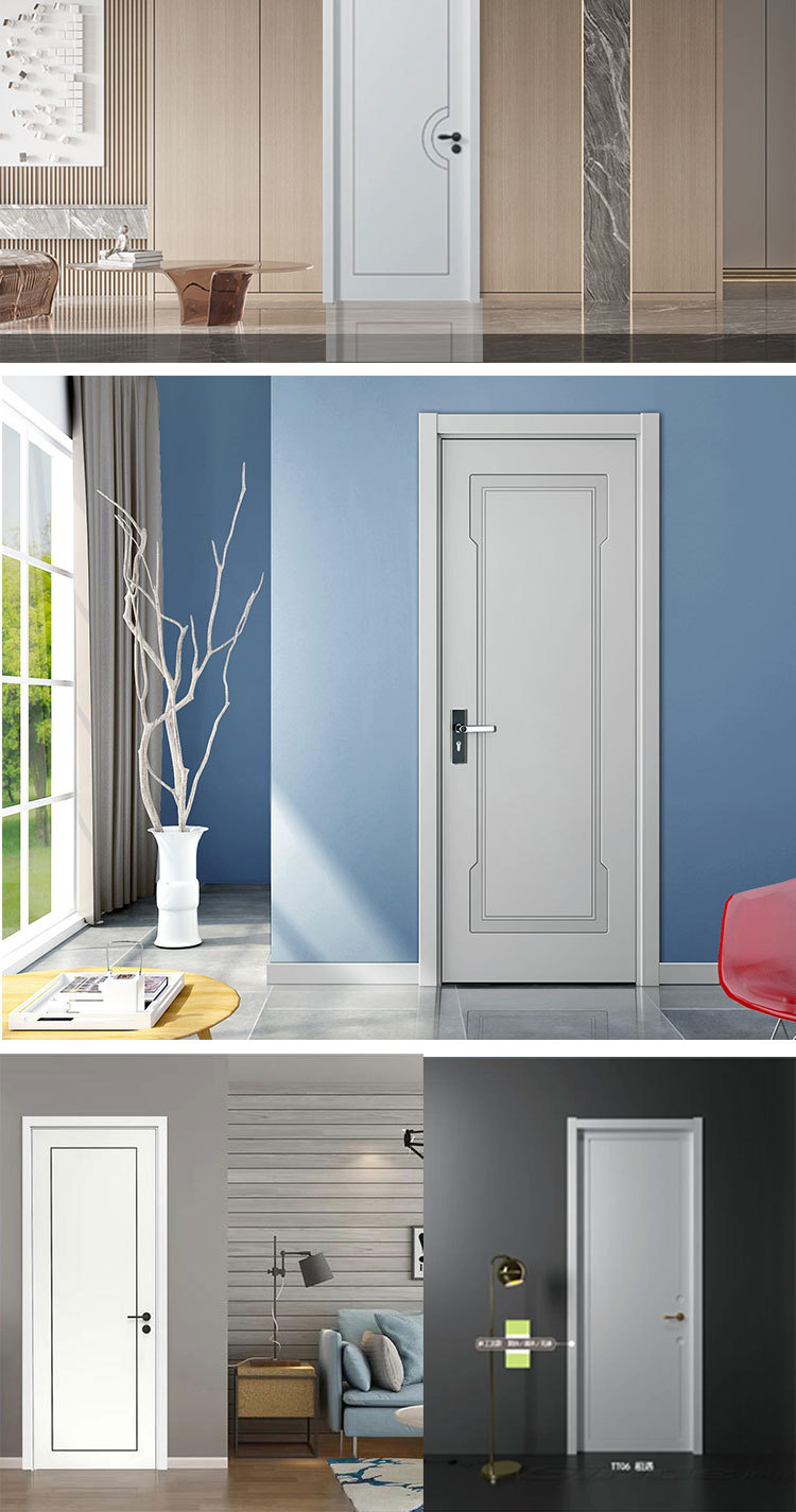 定制室内实木复合免漆静音门现代轻奢家用卧室卫生间做套装房门