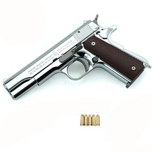 1:2.05柯尔M1911全金属大号模型手枪抛壳玩具仿真拆装 不可发射