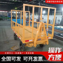 宇恒牵引式平板拖车5.10.15.20吨平板车无动力牵引车重型拖运车