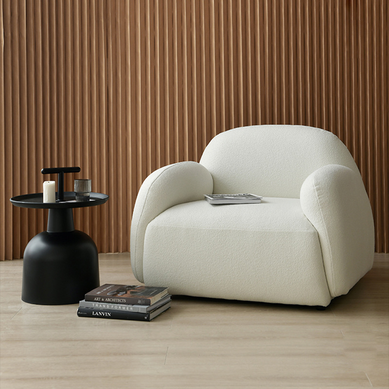 厂家批发丹麦设计北欧简约懒人沙发椅单人休闲轻奢网红卧室小沙发