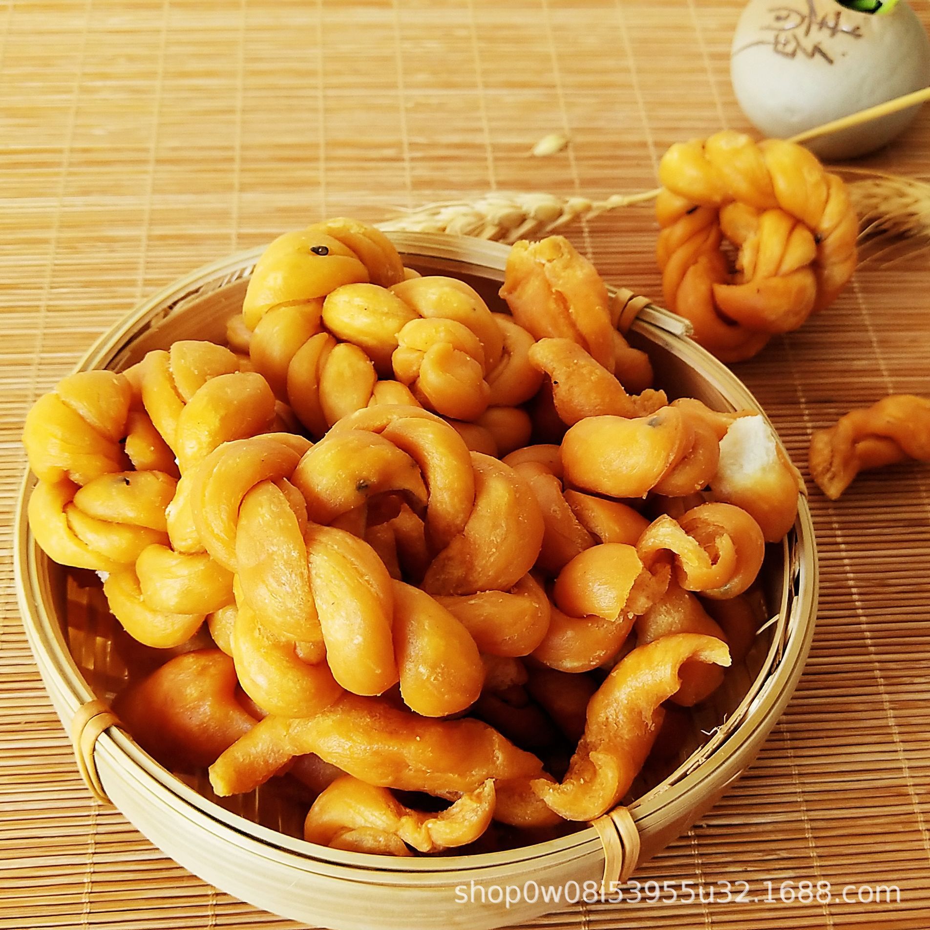 湖北崇阳特产路口华硕麻花传统糕点零食办公室休闲小吃袋装整箱