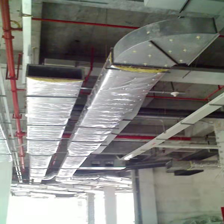 销售48k离心玻璃棉板 30mm厚排烟风道用消防管道阻燃隔热玻璃棉板