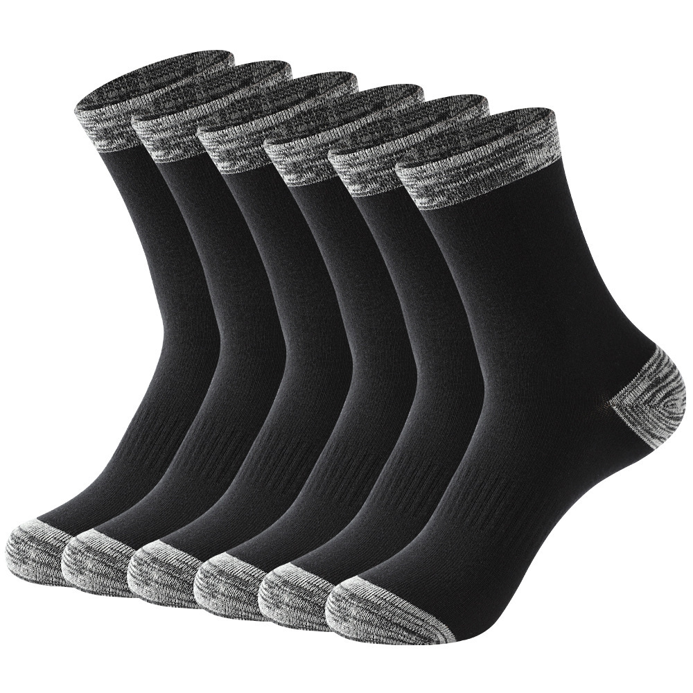 large size socks men‘s cotton autumn and winter mid-calf length socks absorb sweat running deodorant athletic socks men‘s cotton socks basketball socks