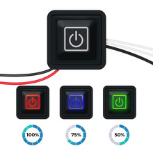 定制加热手套开关硅胶按键三档开关定时led灯带短路过流保护
