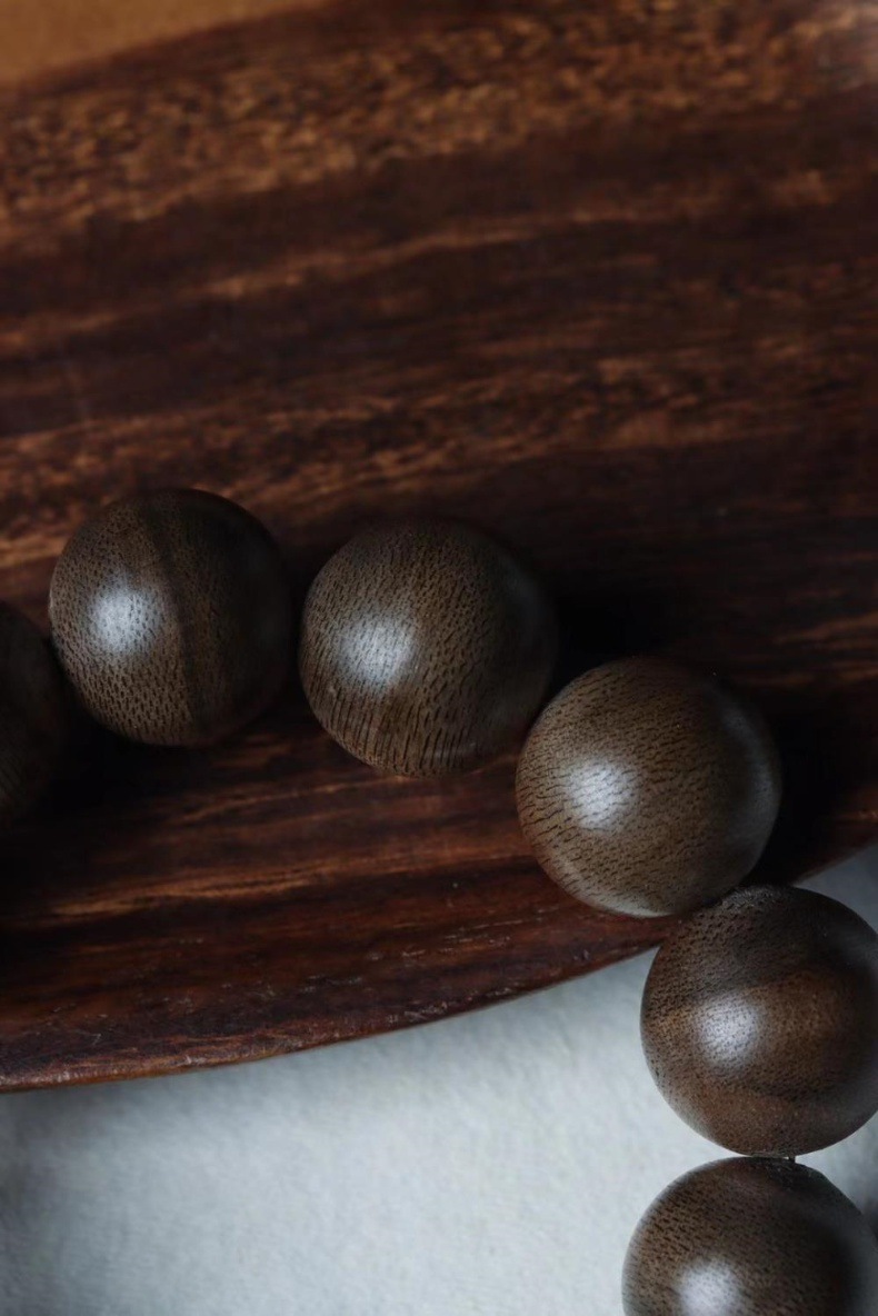 加里曼丹沉香20mm手串男佛珠沉香木手链文玩饰品直播货源工厂批发