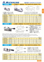 台湾米其林精密工具代理工具万力平口钳33012VA-20/25/30价格低