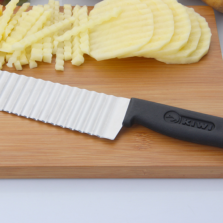 French Stainless Steel Wave Edge Knife