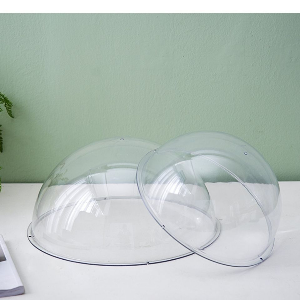 亚克力半球罩透明玻璃空心半圆球罩防尘罩猫咪透明太空舱