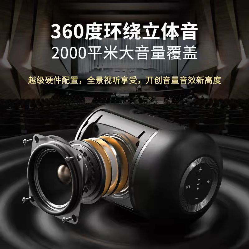 索爱e30蓝牙音响户外车载骑行便携3d环绕无线迷你音响低音炮插卡