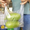 Fast food Bag Food bags wholesale white plastic bag transparent disposable Storage bags Convenient bags portable Vest pocket