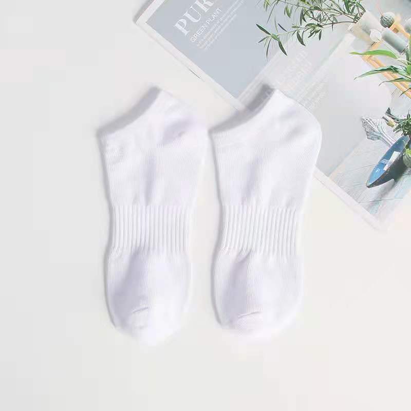 Socks Male Socks Summer Boat Socks Women's Thin Cotton Mid-Calf Black White Sports All-Match Cotton Short Socks Wholesale