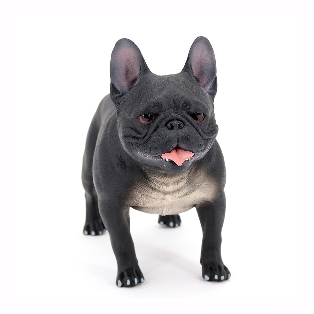 野生动物模型仿真狗 超大斗牛犬 英国斗牛犬儿童实心玩具模型摆件