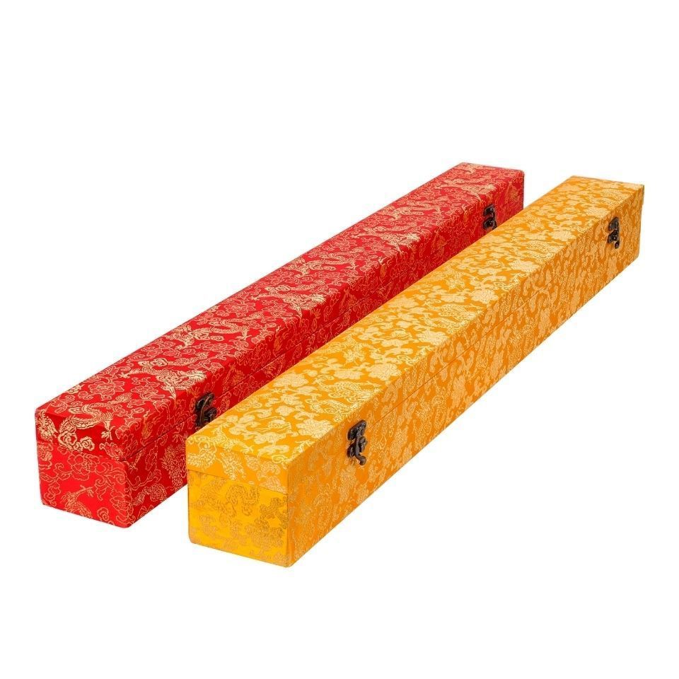 锦盒收纳盒卷轴锦旗书画盒收藏定制长方形字画包装盒书画装字画盒