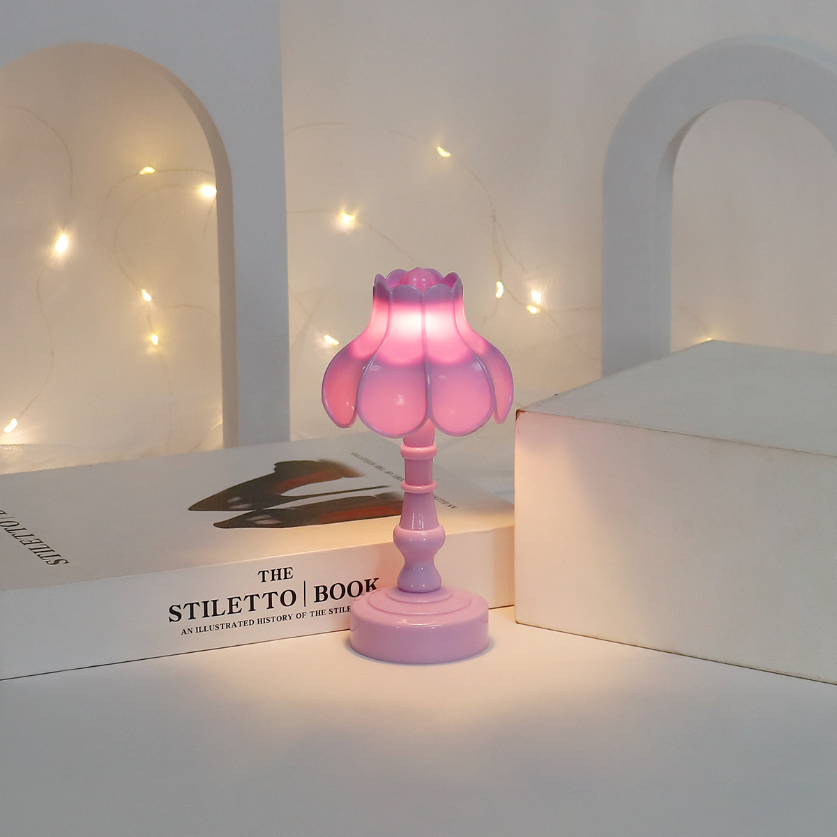 Cross-Border DIY Simple Decorative Lamp Table Lamp Mini Decoration Small Night Lamp Desktop Cute Bedside Ambience Light Bud