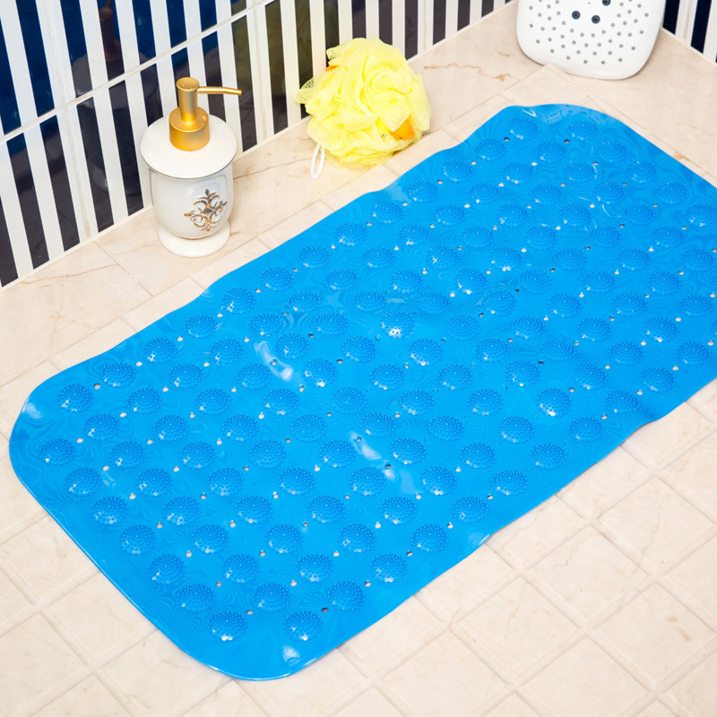 Junxi Square Bathroom Mats Shower Room Suction Cup Bath Non-Slip Mat Household Bathroom Drop-Resistant Massage Foot Mat