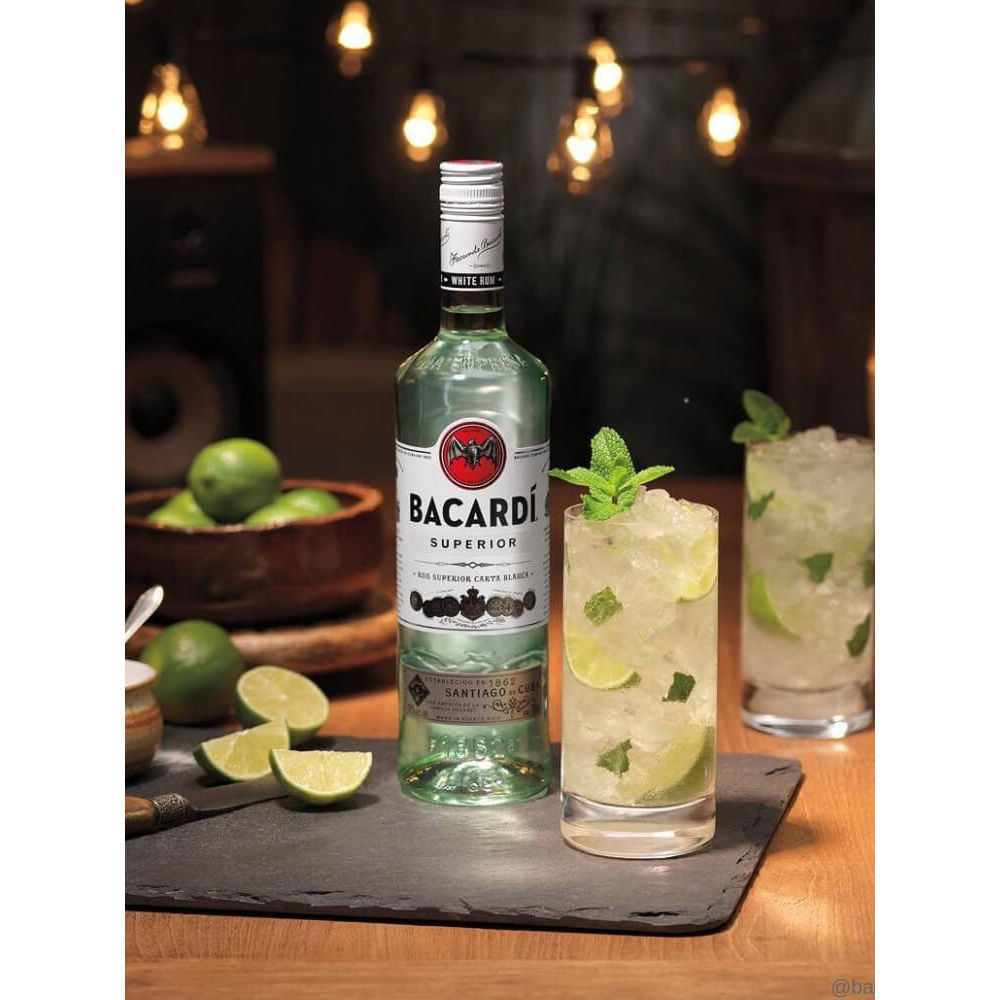 白朗姆酒莫吉托mojito基酒调酒烘焙鸡尾酒500ml洋酒