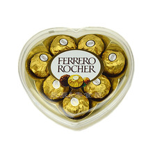 意大利进口礼盒 费/列罗金莎巧克力心形礼盒T8粒装 婚庆喜糖礼物