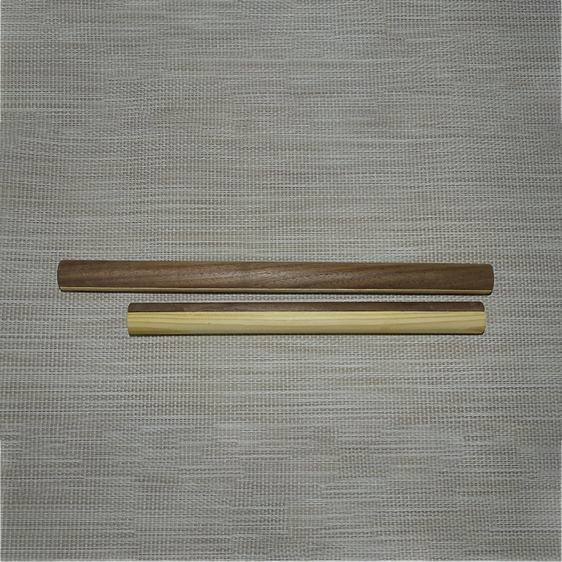 半圆画轴字画装裱材料卷轴裱画天地杆半圆加粗画轴杆厂家批发