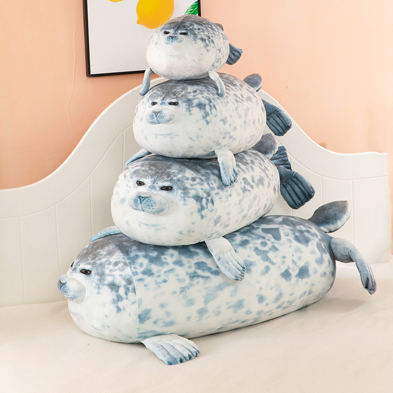 跨境毛绒玩具海洋公仔海豹抱枕女生睡觉玩偶外贸布娃娃生日礼品