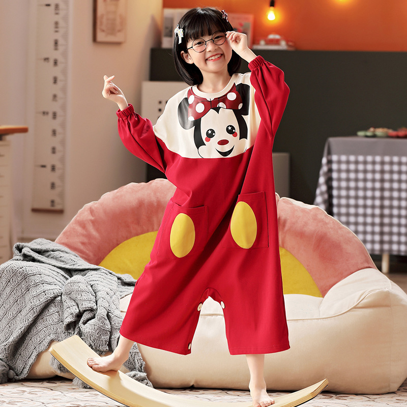 儿童卡通连体睡衣