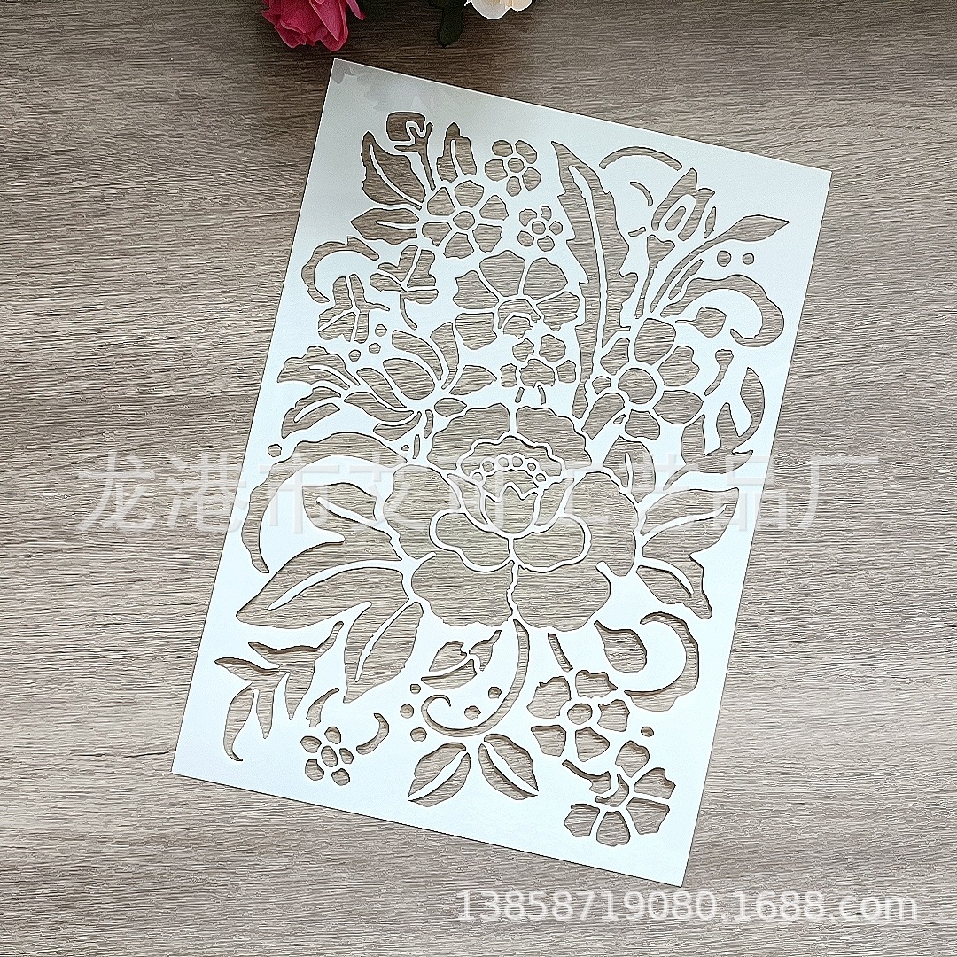 插单2022秋工厂定制曼陀罗模板diy绘画模板镂空塑料模板绘图工具批发
