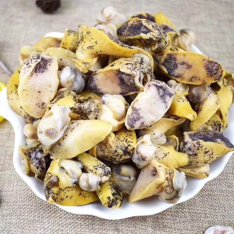椿玲优鲜 新鲜冷冻黄金鲍螺肉【2kg每箱顺丰包邮】假鲍鱼青岛现货