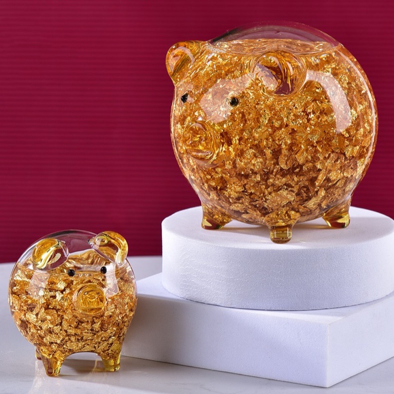 0成交0件创意礼物招财金猪摆件装饰品工艺品祝福礼品摆件礼盒装￥$