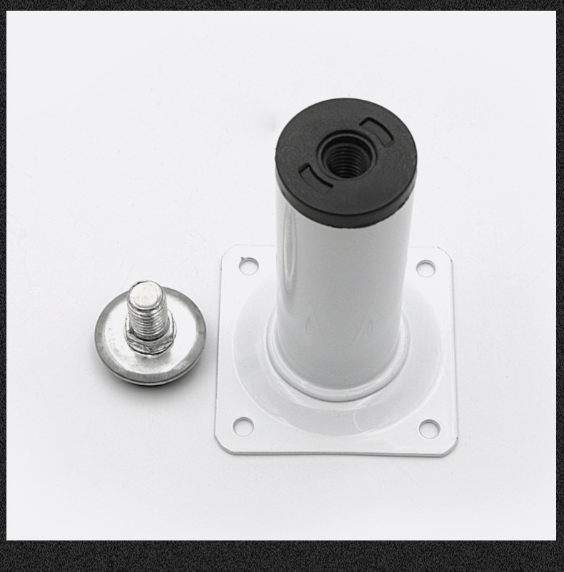 可调节家具支撑脚橱柜加高脚垫沙发电视柜脚黑胶底防滑茶几脚