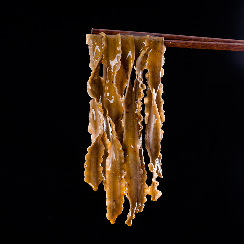 0脂肪黑麦苦荞荞麦面刀削面全麦纯粗粮全宽面低脂卡宽面条