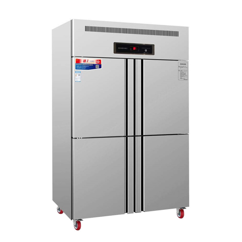 风冷冰柜厨房柜平台保鲜柜立式冷冻柜二四六门立式冷冻冷藏柜