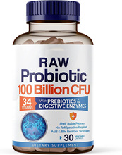 Probiotic capsules益生菌补充剂含益生元和消化酶  跨境外贸供应