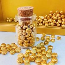 一天一粒3D硬金小金豆足金999千足黄金单日金价存钱小技巧