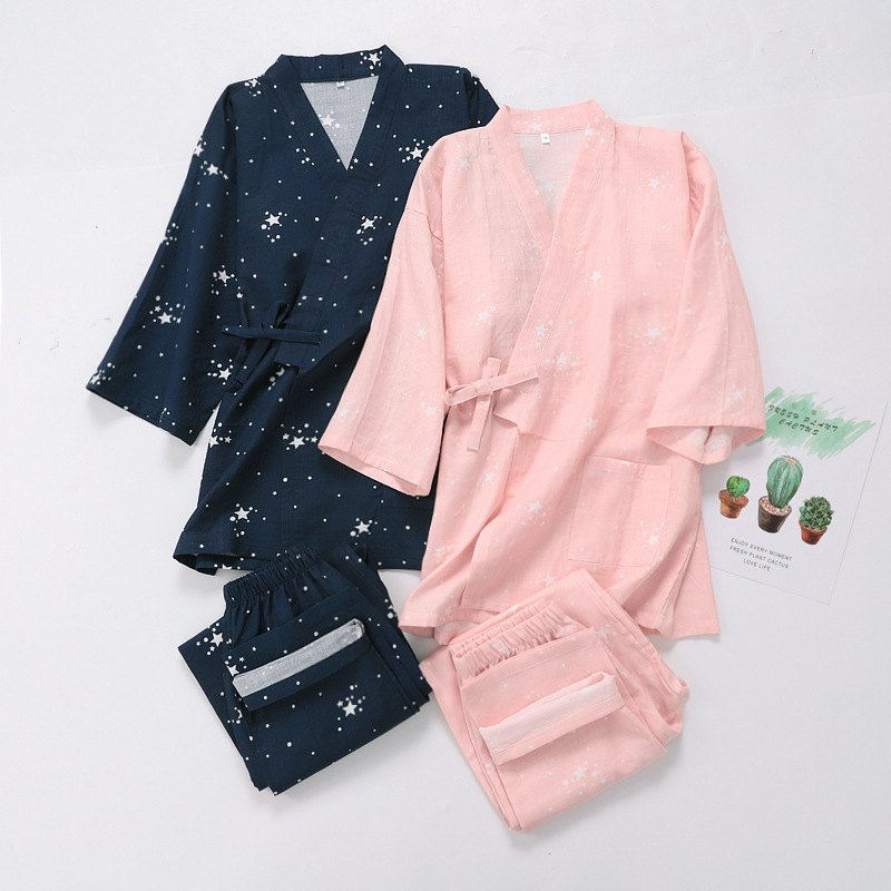 温泉浴袍日式按摩店情侣酒店日式和服家居薄私汤cos汗蒸温泉服