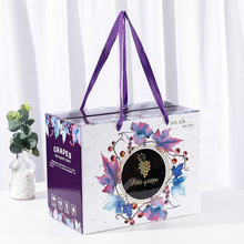 葡萄包装盒手提绳礼盒葡萄礼品盒5-10斤水果纸箱新品葡萄包装盒