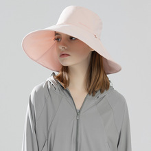 Numbwin双面防晒帽女士夏季防晒遮脸遮阳防紫外线大檐太阳帽