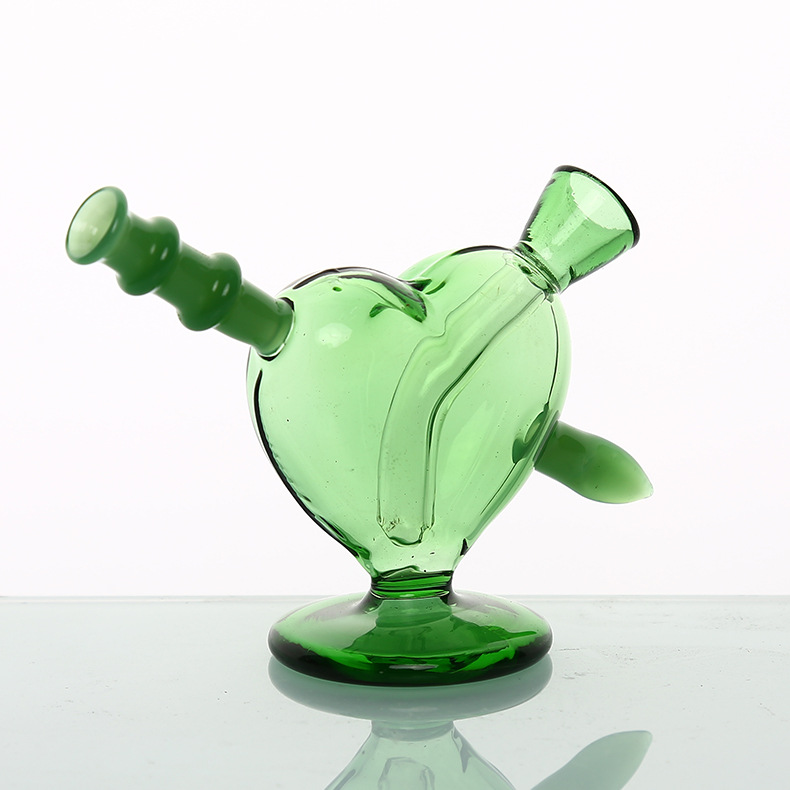 高硼硅透明玻璃爱心工艺品玻璃心形造型多样可定logo