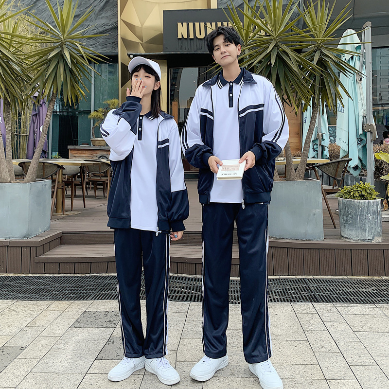 班服学院风春夏季运动会套装高三初中学生校服卫衣外套设计印logo