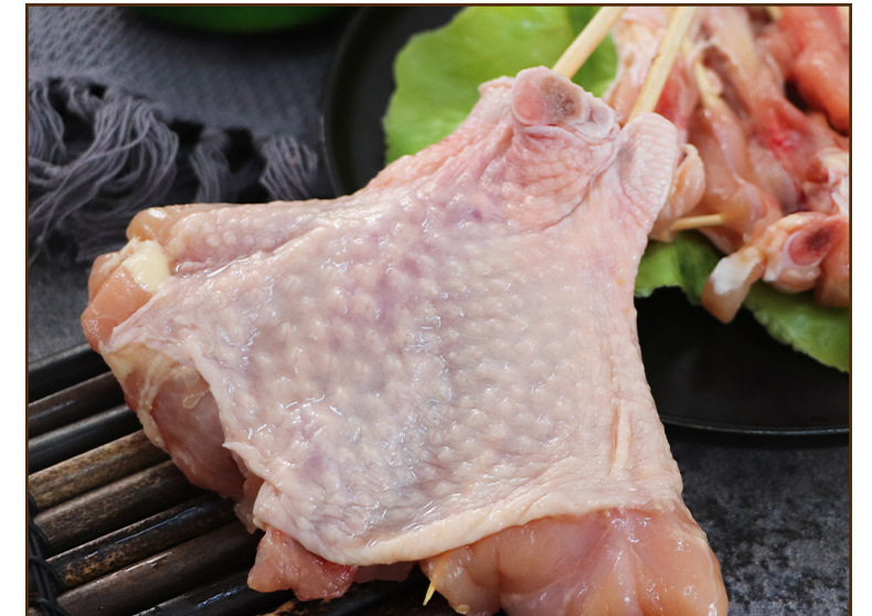 原味蝴蝶烧烤鸡腿串 调理大鸡腿油炸烤串食材10串一包烧烤大鸡腿