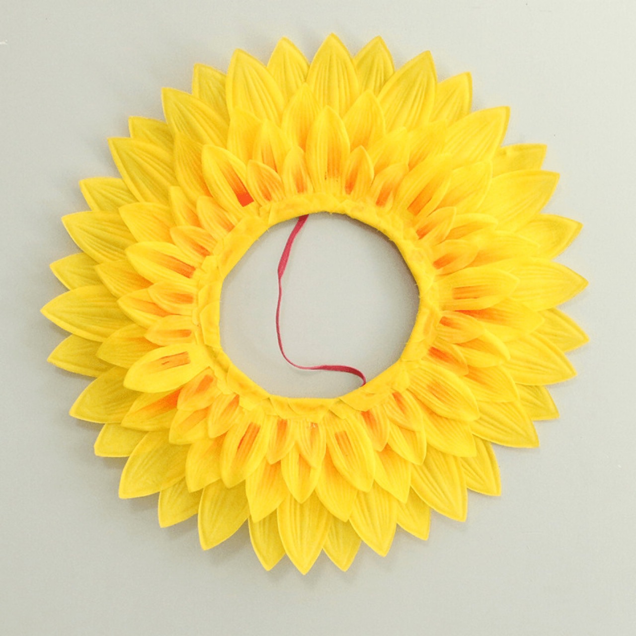 向日葵头套太阳花脸套儿童表演舞蹈露脸葵花运动会开幕式入场道具