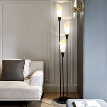 现代简约落地灯客厅卧室房间沙发旁装饰灯饰黑白时尚奢华立式灯具