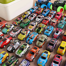 跨境铁皮回力玩具车迷你儿童回力赛车玩具仿真模型耐摔小汽车玩具