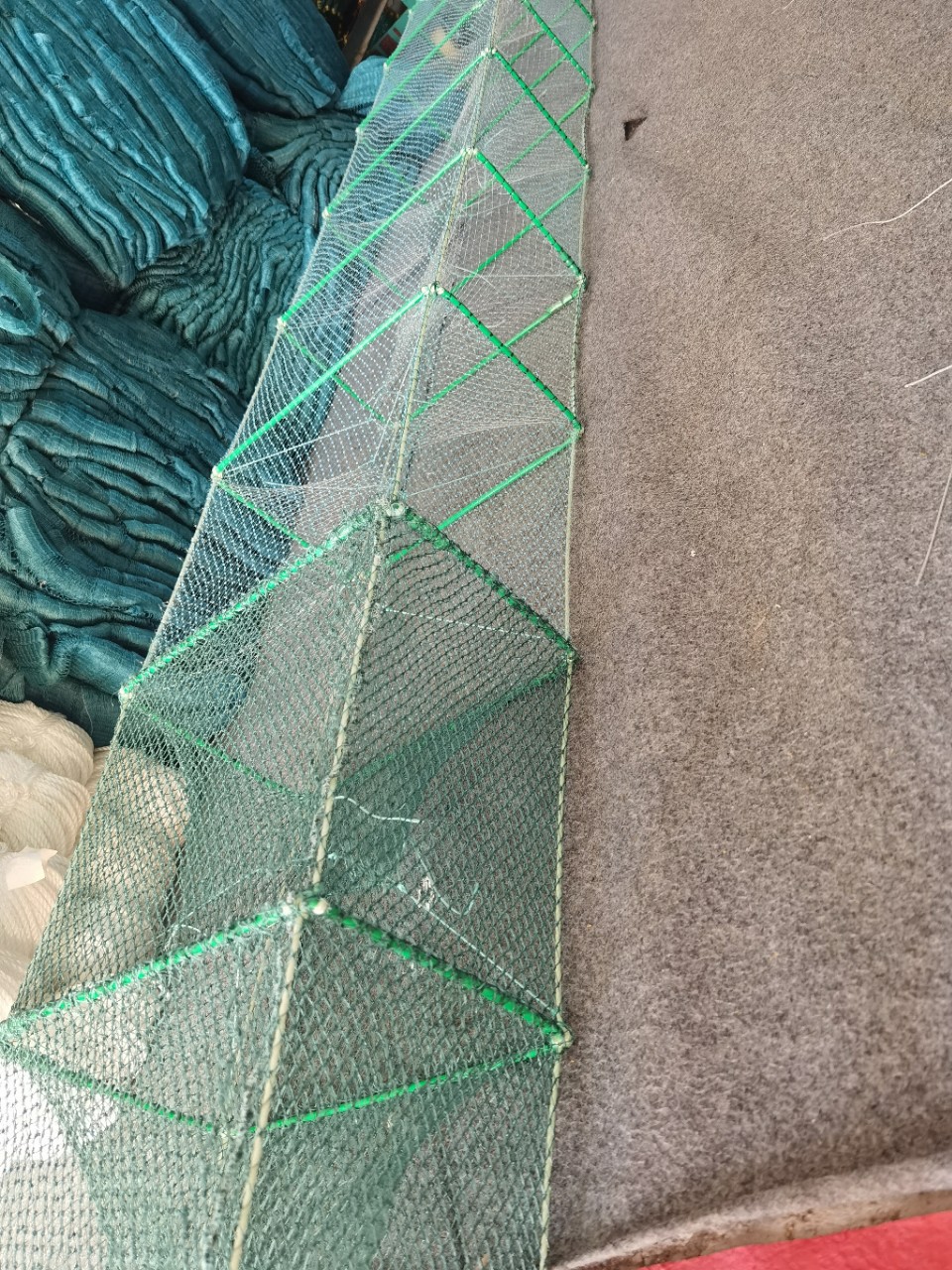 产地货源虾笼渔网捕鱼工具折叠虾笼抓鱼笼螃蟹笼海用捕虾长虾笼