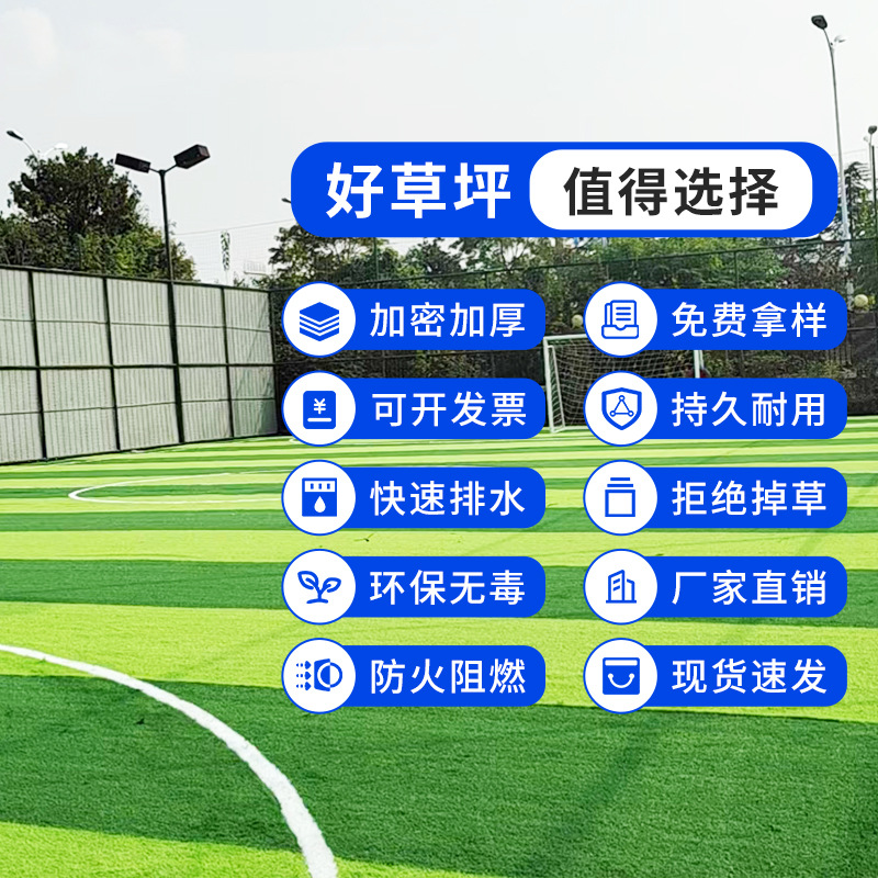 30-50mm Filled/Non-Filled Football Field Emulational Lawn Outdoor Sports Turf School Stadium Lawn