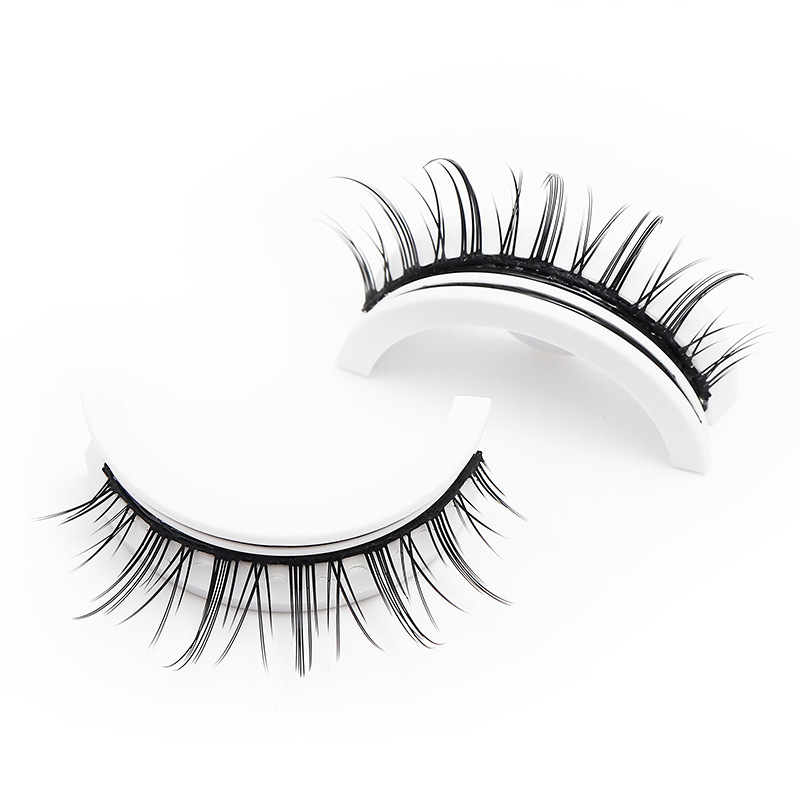 Dingsen False Eyelashes Self-Adhesive Eyelash Female Natural Simulation Glue-Free Water Paste the Whole Super Soft One-Piece Eyelashes